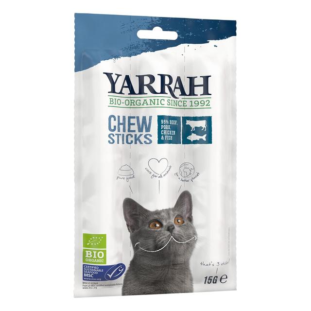 Yarrah Organic Chewsticks for Cats, 15g