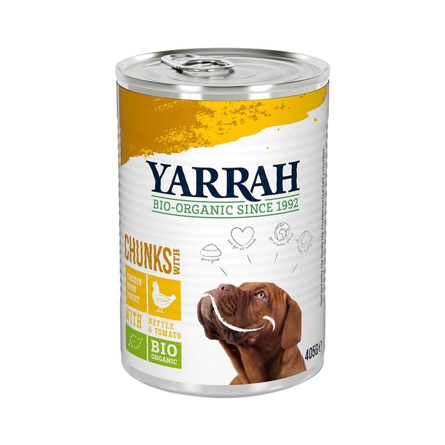 Yarrah Organic Chicken Chunks for Dogs, 405g