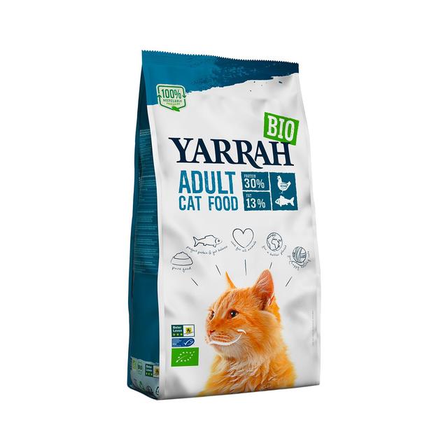 Yarrah Organic Adult Fish Cat Dry Food, 800g