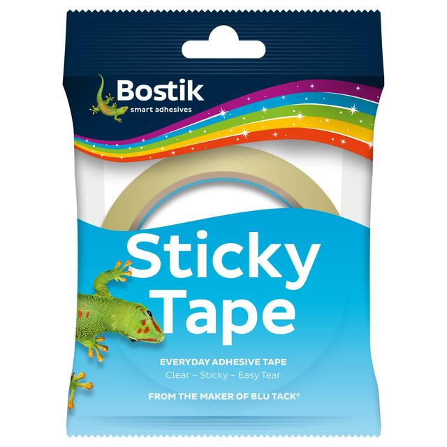 Bostik Clear Sticky Tape, 50m