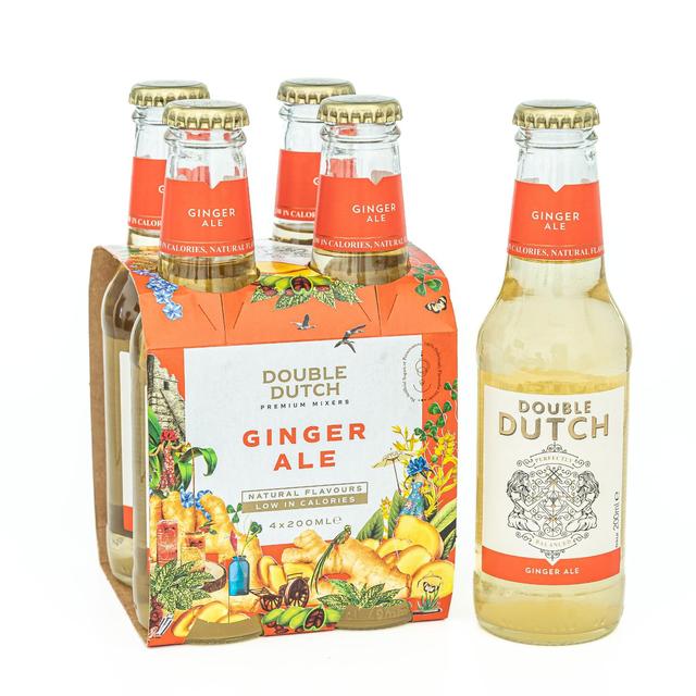 Double Dutch Ginger Ale, 4 x 200ml