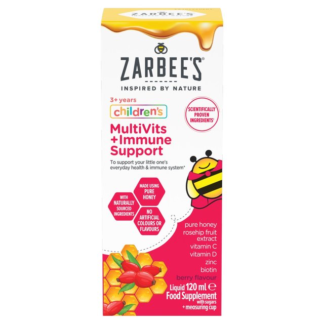 Zarbee’s Children’s Multivits + Immune Support, 120ml