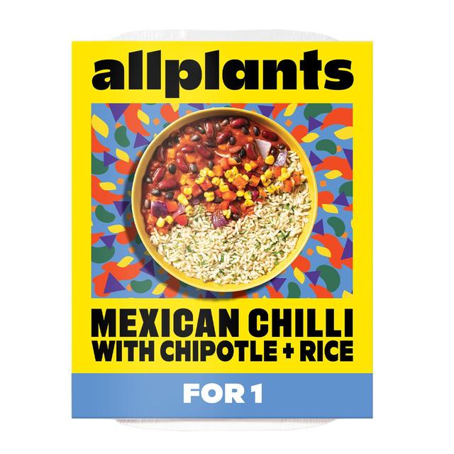 Allplants Mexican Chilli With Chipotle And Rice for 1, 380g