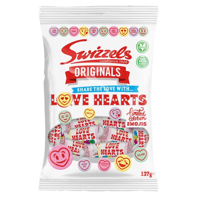 Swizzels Originals Love Hearts, 127g