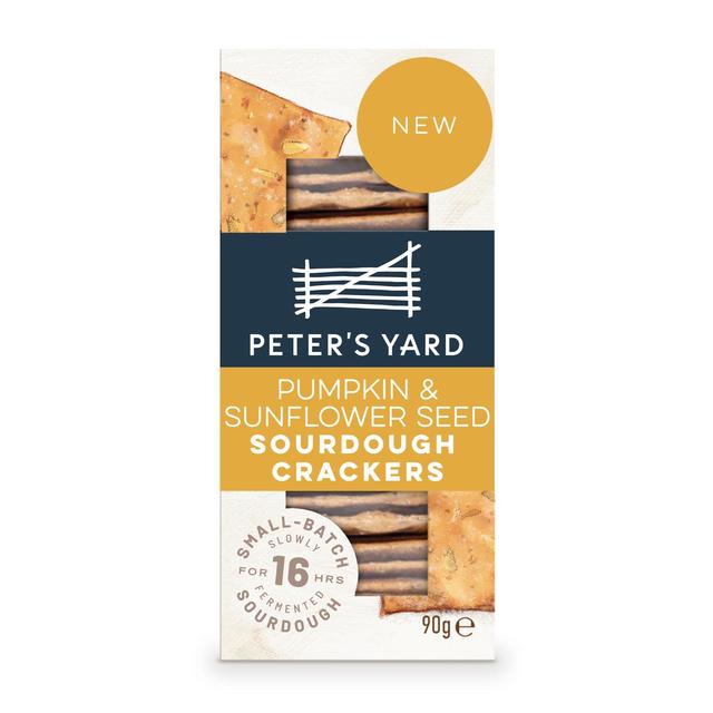 Peter’s Yard Pumpkin & Sunflower Seed Sourdough Crackers, 105g