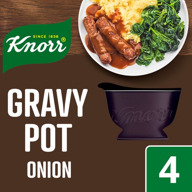Knorr 4 Onion Gravy Pot, 4 x 28g