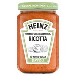 Heinz Ricotta & Lemon Pasta Sauce 