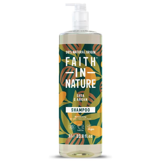 Faith In Nature Shampoo, Shea & Argan, 1l