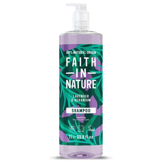 Faith In Nature Shampoo, Lavender & Geranium, 1l