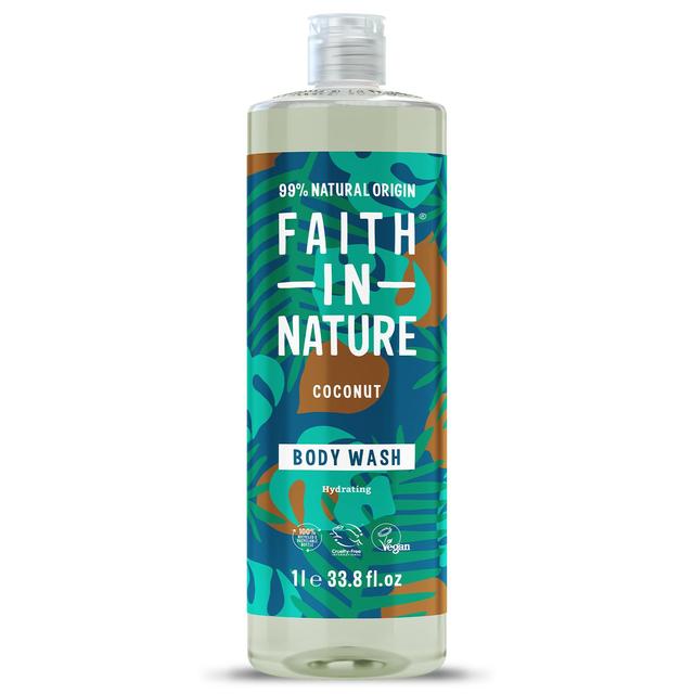 Faith In Nature Body Wash, Coconut, 1l