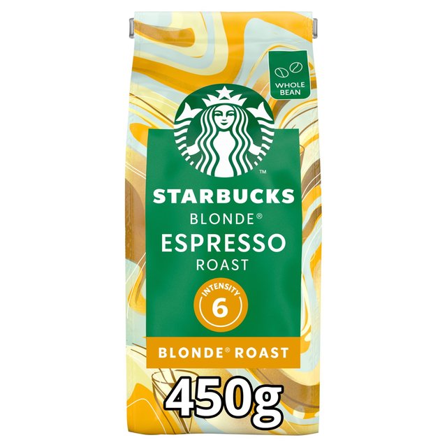 Starbucks Blonde Espresso Roast Whole Bean, 450g