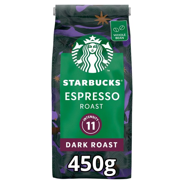 Starbucks Dark Espresso Roast Whole Bean, 450g