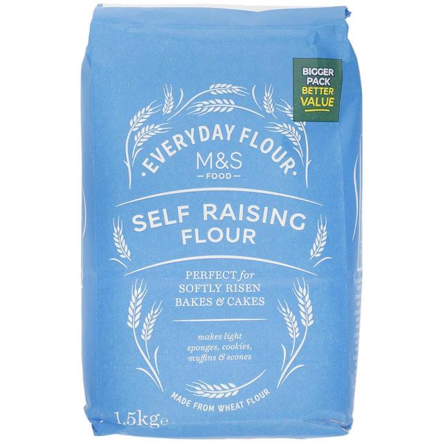 M & S Self Raising Flour, 1500g