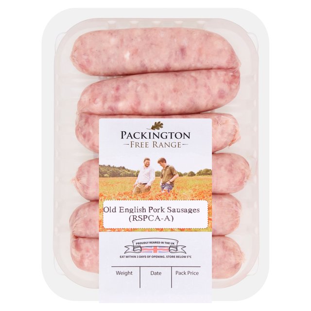 Packington Free Range Old English Sausage, 400g