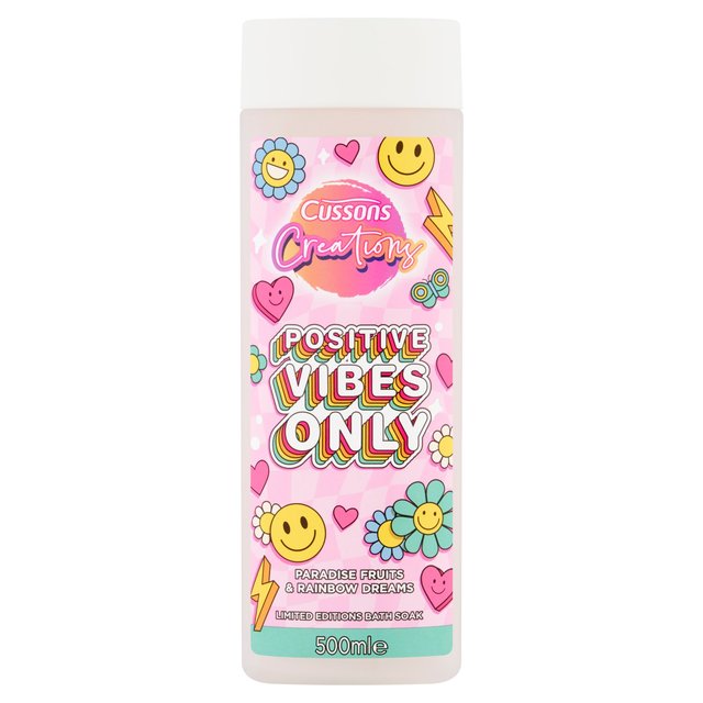 Cussons Creations Positive Vibes Only Bubble Bath, 500ml