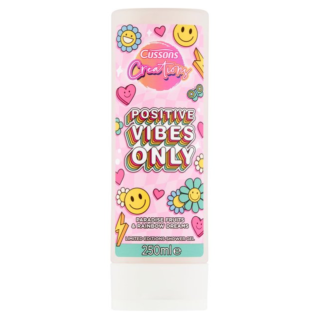 Cussons Creations Positive Vibes Only Shower Gel, 250ml