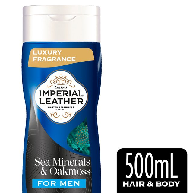 Imperial Leather Hydrate 2 in 1 Hair and Body Wash for Men, 500ml