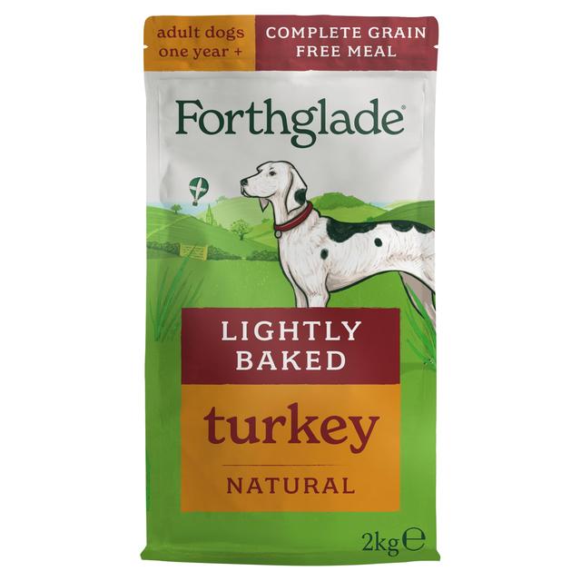 Forthglade Lightly Baked Natural Dry Dog Food Turkey With Sweet Potato, 2kg