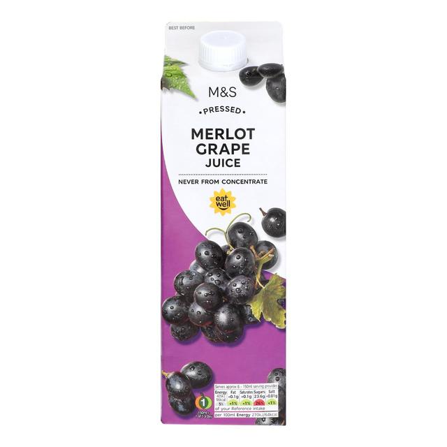 M & S Merlot Grape Juice, 1L
