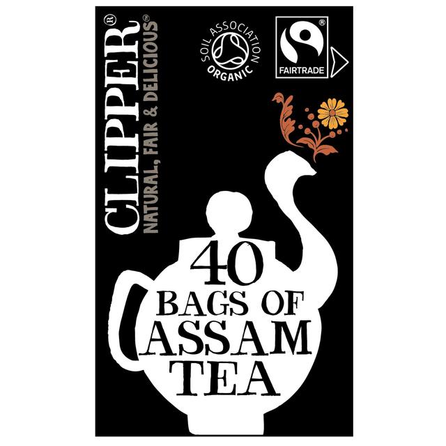 Clipper Organic Assam Tea Bags, 40 Per Pack