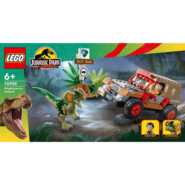 Lego Jurassic World Dilophosaurus Ambush 76958