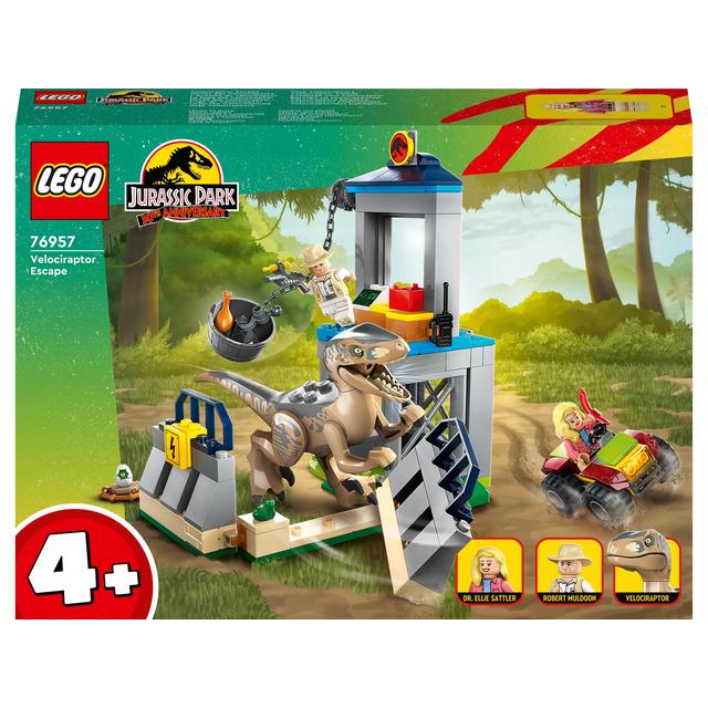 Lego Jurassic World Velociraptor Escape 76957, One Size