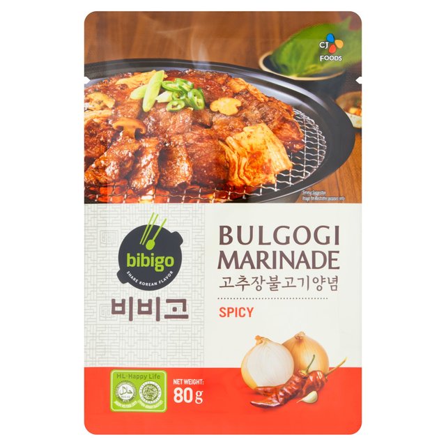 Bibigo Korean BBQ Marinade Spicy, 80g