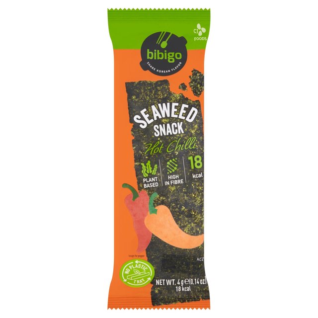 Bibigo Seaweed Snack Chilli, 4g