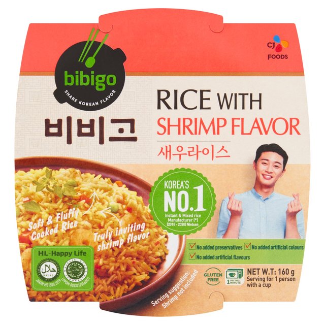 Bibigo Rice With Shrimp Flavour, 260g