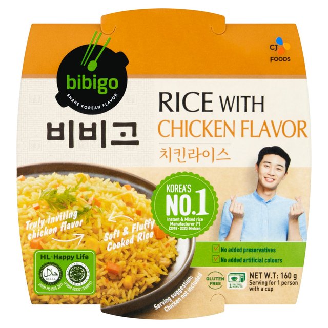 Bibigo Rice With Chicken Flavour, 260g