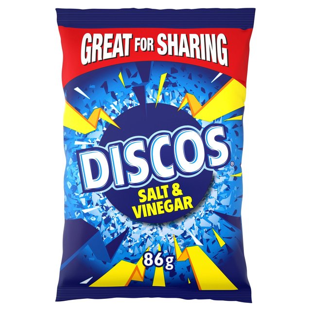 Discos Salt & Vinegar Sharing Crisps, 86g