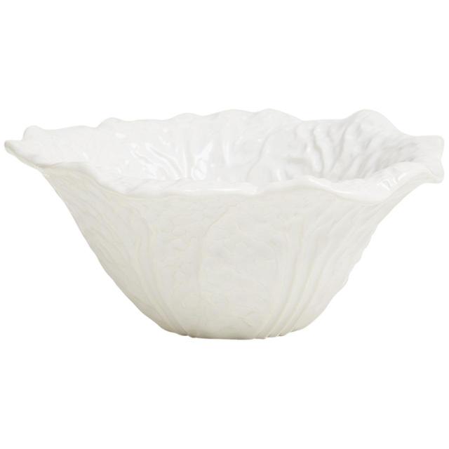 M & S Collection Cabbage Nibble Bowl White