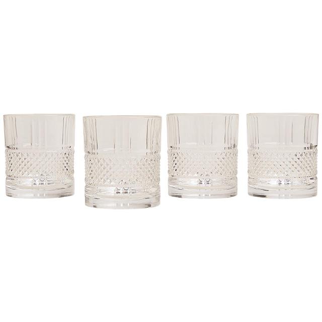 M & S Collection Set of 4 Adeline Glass Tumblers, One Size, No Colour