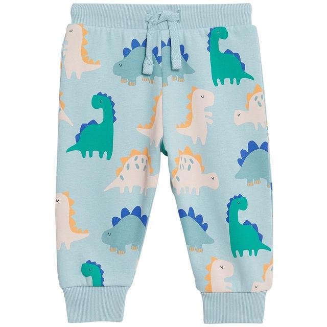 M & S Cotton Dino Jogger 2-3 Y Light Teal