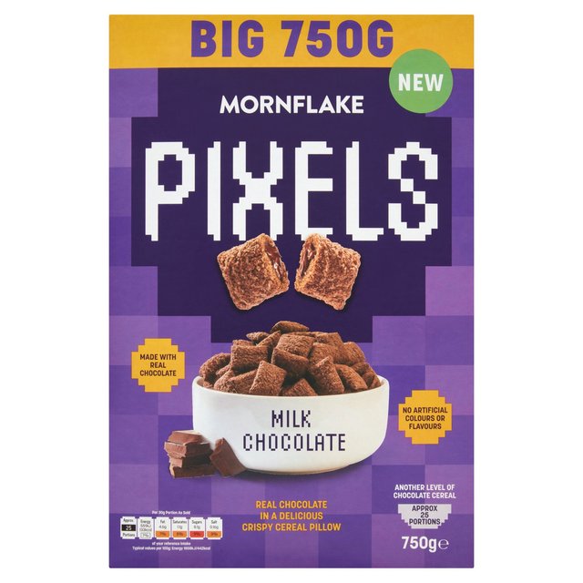 Mornflake Pixels Milk Chocolate, 750g