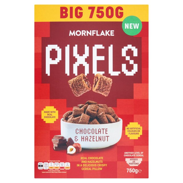 Mornflake Pixels Chocolate & Hazelnut, 750g