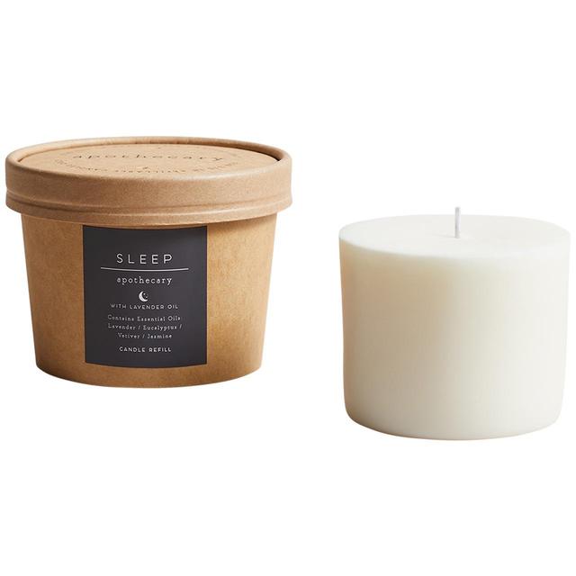 M & S Apothecary Sleep Candle Refill Grey