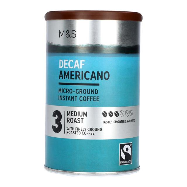 M & S Decaf Americano Instant Micro-Ground Coffee, 100g