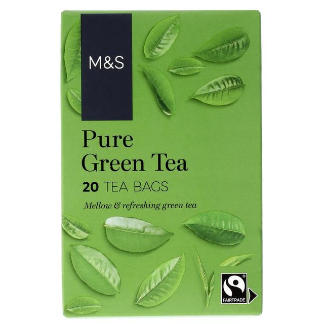 M & S Green Tea Teabags, 20 Per Pack