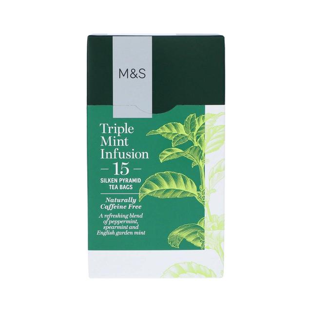 M & S Triple Mint Infusion Teabags, 15 Per Pack