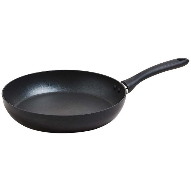 M & S Collection Black Aluminium 28cm Non-Stick Frying Pan, One Size, Black
