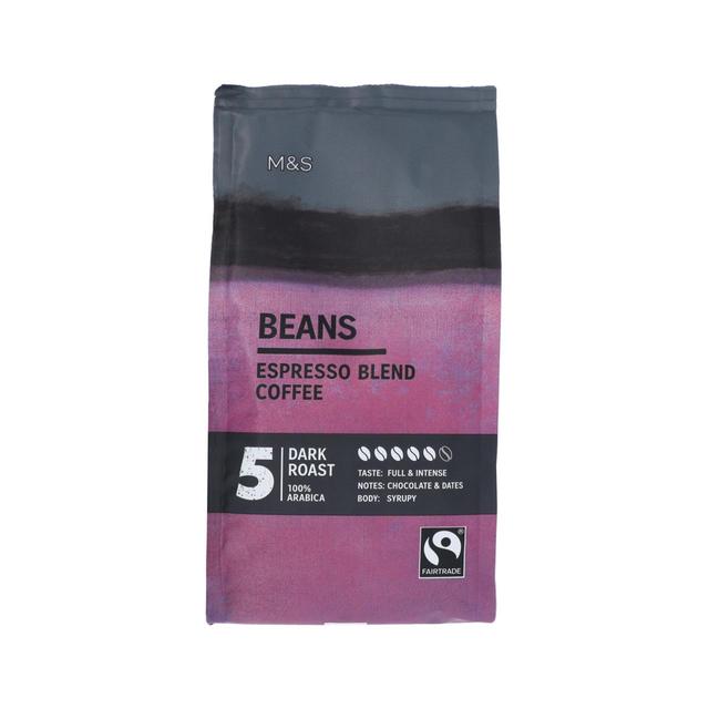 M & S Espresso Blend Coffee Beans, 227g