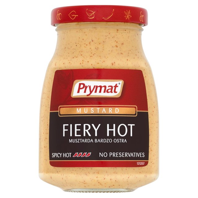 Prymat Mustard Fiery Hot, 180g