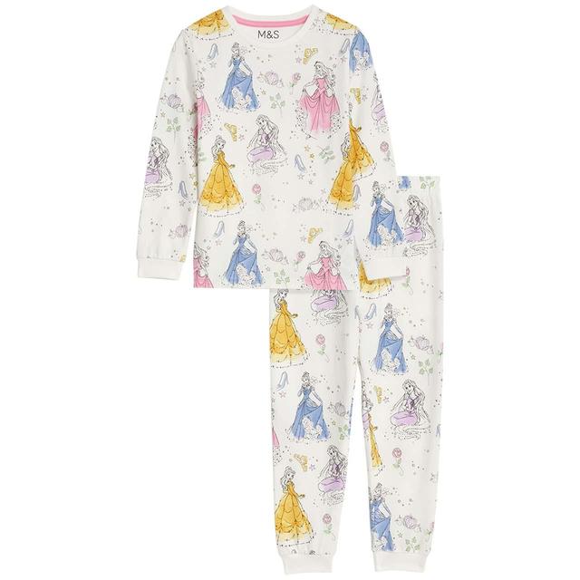 M & S Princess Pyjamas, 4-5 Years, Ivory