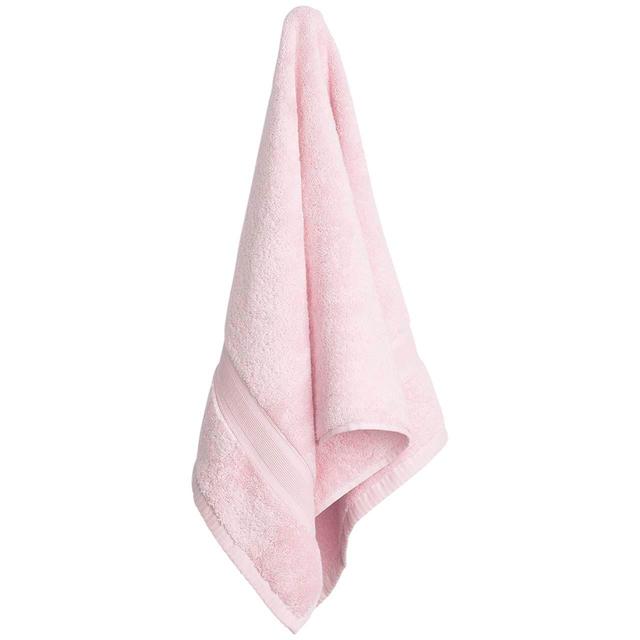 M & S Super Soft Pure Cotton Antibacterial Towel 2pk Face Towels Light Pink, 2 Per Pack