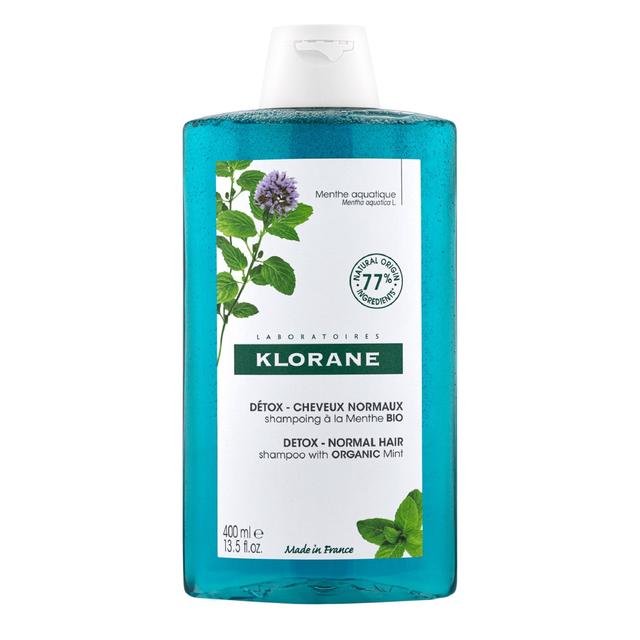 Klorane Anti-pollution Shampoo With Organic Aquatic Mint for Normal Hair, 400ml