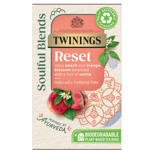 Twinings Soulful Blends Reset, 20 Teabags, 20 Per Pack
