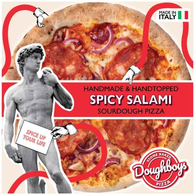 Doughboys Spicy Salami Pizza, 400g