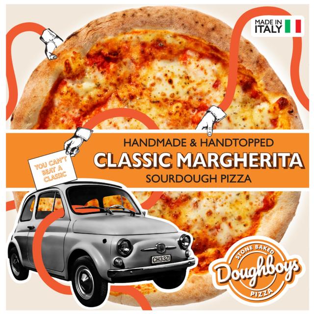 Doughboys Classic Margherita Pizza, 340g