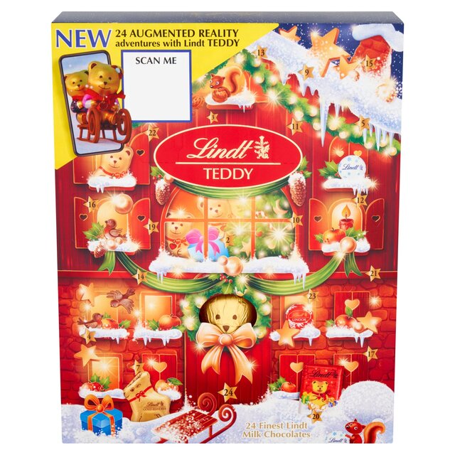 Lindt Teddy Augmented Reality Chocolate Advent Calendar Ocado